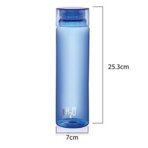 Cello H2O Plastic Bottle, 1L, Set of 3, Multicolour - Image 5