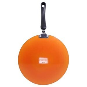 Meyer Aluminium Non-stick Curved Roti/Chappati/Parantha Tawa, 26 cm (Orange) - Image 3