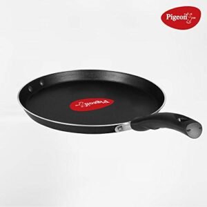 Pigeon by Stovekraft Special Non-Stick Aluminium Flat Tawa, Black (27cm) - Image 4