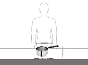 Pigeon 50047 Stainless Steel Sauce Pan, 1000 ml, 1 Piece (Silver) - Image 4