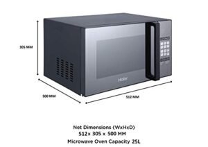 Haier 25 L Convection Microwave Oven (HIL2501CBSH, HAL2WBlack) - Image 2