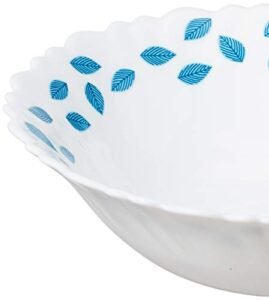 Larah by BOROSIL Opalware Snack Set, White, 180ml - Image 4