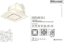 Havells Ventil Air DX 250mm Exhaust Fan (White) - Image 3