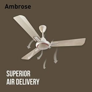 Havells Ambrose 1200mm Ceiling Fan (Gold Mist Wood) - Image 5