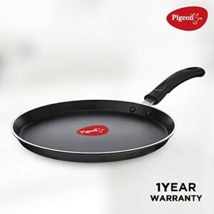 Pigeon by Stovekraft Special Non-Stick Aluminium Flat Tawa, Black (27cm) - Image 3