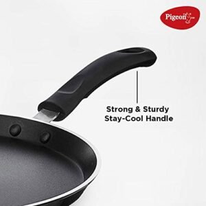 Pigeon by Stovekraft Special Non-Stick Aluminium Flat Tawa, Black (27cm) - Image 2