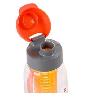 Cello Infuse Plastic Water Bottle Set, 800 ml, Set of 2, Yellow/Orange - Image 6