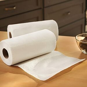 Ezee 2 Ply Kitchen Tissue Paper Roll/Towel Roll - Pack of 4 (100 Pulls Per Roll) - Image 3