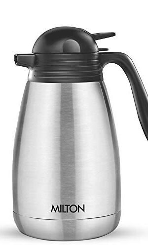 Milton Thermosteel Carafe - 1500 ML (1.5Litres) Flask, Stainless Steel, Silver