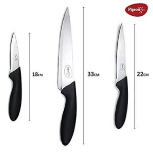 Pigeon by Stovekraft Stainless Steel Kitchen Knives Set, 3-Pieces, Multicolour - Image 8