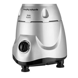 Morphy Richards Icon Superb 750 Watts Mixer Grinder with 4 Jars (Silver/Black) - Image 2