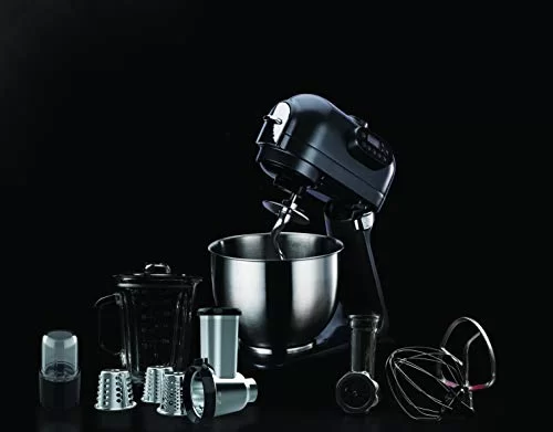 Hafele Klara - The Kitchen Machine Multifunctional Blender with 5.5L Mixing Bowl, 3 Mixing Attachments, 1.2 Litre Blender, Vegetable Slicer (3 Attachments), Optional Meat Mincer Attachment - 1000 Watt - Image 2