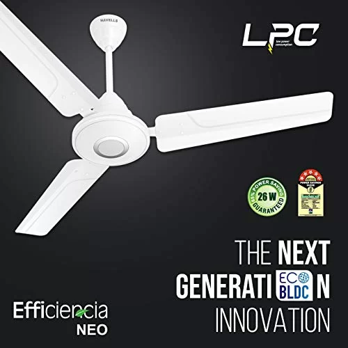 Havells Efficiencia Neo 1200mm BLDC Motor with remote Ceiling Fan (Elegant White) - Image 3