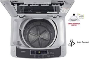 LG 6.5 Kg 5 Star Smart Inverter Fully-Automatic Top Loading Washing Machine (T65SKSF4Z, Middle Free Silver) - Image 4