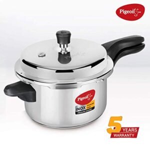 Pigeon by Stovekraft Inox Stainless Steel Outer lid Induction base pressure cooker 5 Litre - Image 6