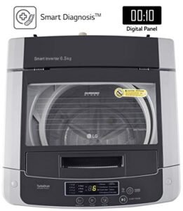 LG 6.5 Kg 5 Star Smart Inverter Fully-Automatic Top Loading Washing Machine (T65SKSF4Z, Middle Free Silver) - Image 3