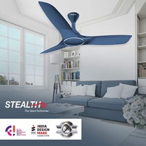 Havells Stealth Air 1250mm Dust Resistant Ceiling Fan (Indigo Blue) - Image 9