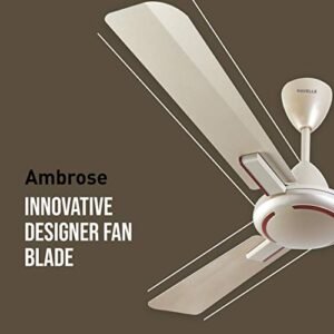 Havells Ambrose 1200mm Ceiling Fan (Gold Mist Wood) - Image 3