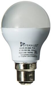 Syska B22 9-Watt Led Bulb (Pack of 3, Cool Day Light) (Cool Day Light) - Image 2