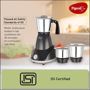 Pigeon Amaze Plus Mixer Grinder Combo, Amaze Plus 550 W Mixer Grinder (3 Jars) and Handy Chopper Mini, (Mixer Combo) - Image 4