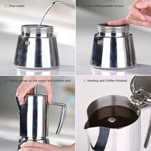 Pigeon Xpresso Stainless Steel Coffee Perculator, 500ml, Silver - Image 7