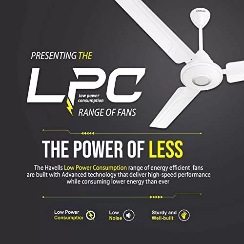 Havells Efficiencia Neo 1200mm BLDC Motor with remote Ceiling Fan (Elegant White) - Image 2