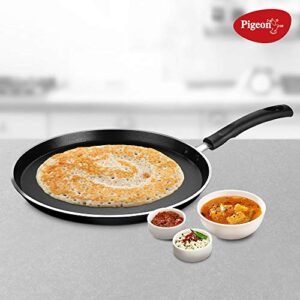 Pigeon by Stovekraft Special Non-Stick Aluminium Flat Tawa, Black (27cm) - Image 5