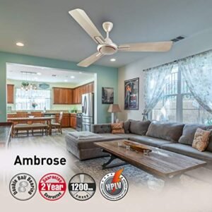 Havells Ambrose 1200mm Ceiling Fan (Gold Mist Wood) - Image 7