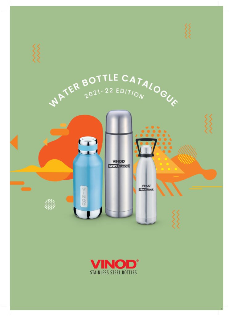 Vinod Cookware - Water Bottle Catalogue 2021-22