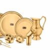 Brass Dinner Set, Expo Brass Dinner Set 51 pc